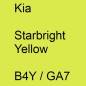 Preview: Kia, Starbright Yellow, B4Y / GA7.